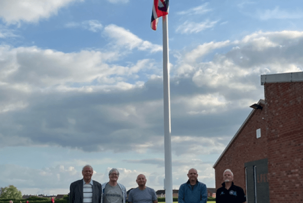 New Flagpole - symbol of Unity and Pride