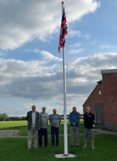 New Flagpole - symbol of Unity and Pride